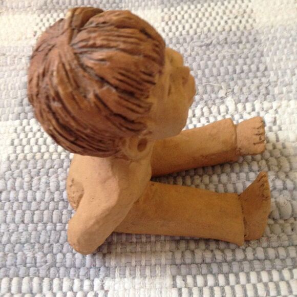 Vintage 60's-70's Era Lee Bortin Originals Clay Figurine Collectible - Picture 5 of 11